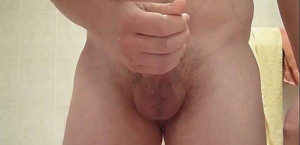  Slow cum edging wank